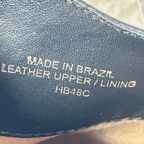 Bernardo Natasia Slip On Leather Mules Block Heels Buckle Women's 7 M NWOB - Picture 11 of 11